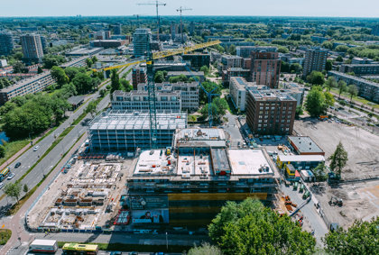 Nieuwe bouwfoto's van ROOTZ geven mooi beeld van de voortgang