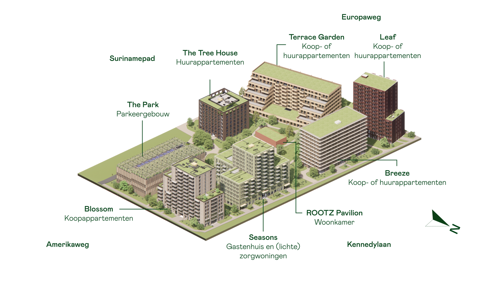 Rootz Gebouwen Overview